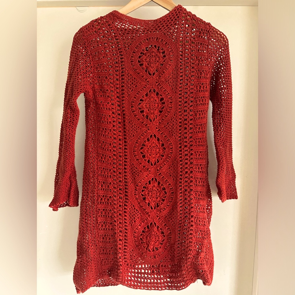 Free People knit sweater, tunic lengths.
